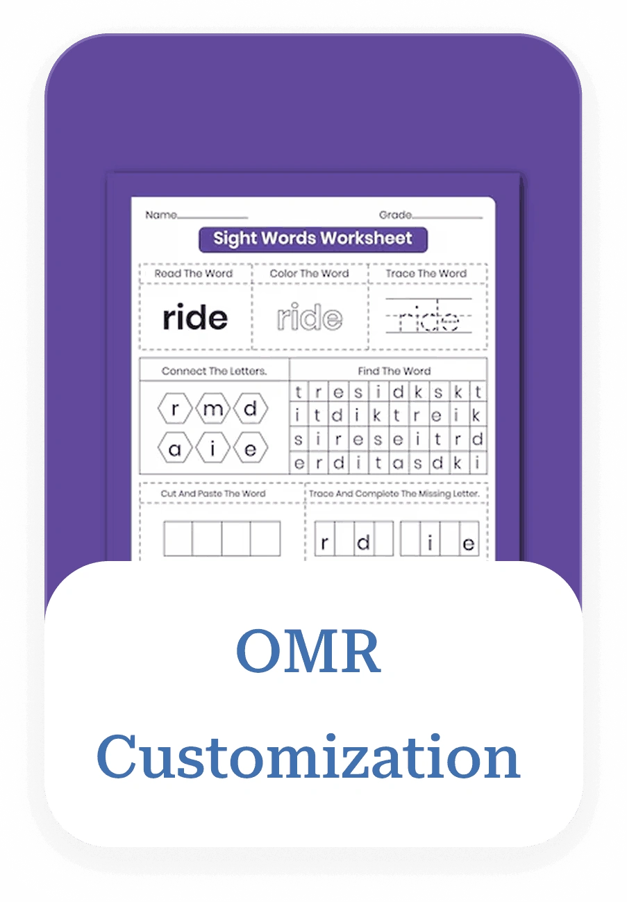 OMR Customization